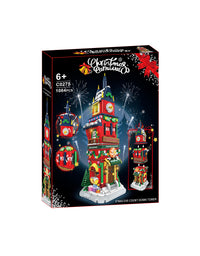 Christmas Clock Tower Building Block Set -1084Pcs