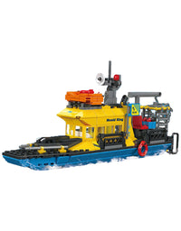 Sea Exploration Ship Building Block Set Toy -380Pcs