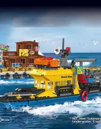 Sea Exploration Ship Building Block Set Toy -380Pcs