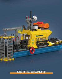 Sea Exploration Ship Building Block Set Toy -380Pcs
