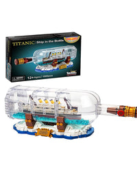 Titanic Ships in a Bottle Custom Brick Sets -1000Pcs