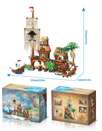 Pirate Ship Building Block Toy Sets