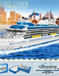 Ocean Cruise Liner Mini Bricks Toy Set -2428Pcs