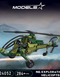 Twin-rotor Helicopter Block Toy Set - 284Pcs