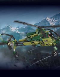 Twin-rotor Helicopter Block Toy Set - 284Pcs