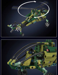 Twin-rotor Helicopter Block Toy Set - 284Pcs