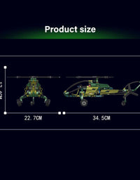 Twin-rotor Helicopter Block Toy Set - 284Pcs