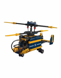 City Rescue Helicopter Block Toy Set