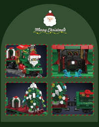 Christmas Train Creative Brick Toys For Kid - 922Pcs