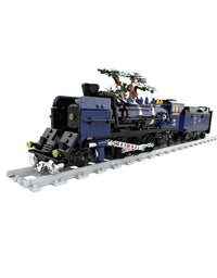 Steam Locomotive Mini Block Toy Set - 1052Pcs