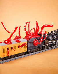 Monster Railway Blocks Toy Set - 1760Pcs