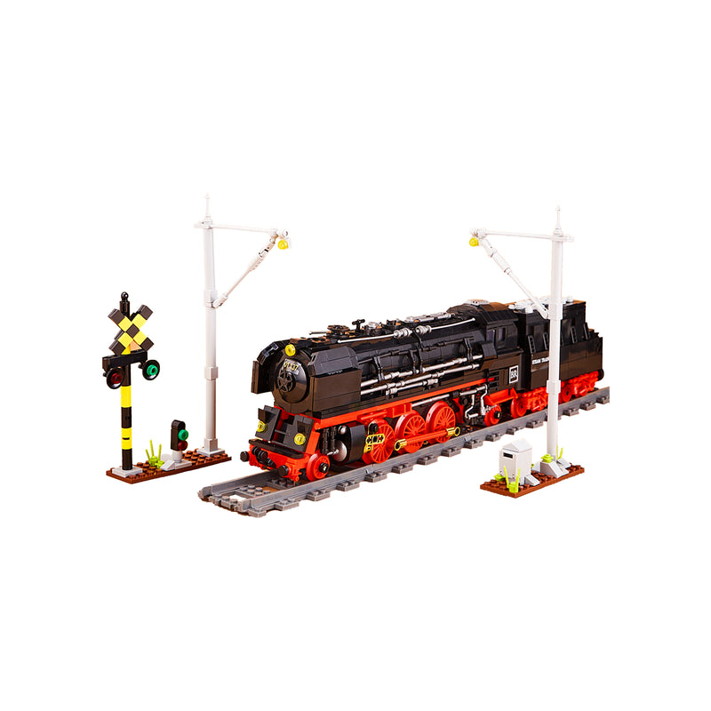 Train Steam Engine Toy Brick With Track - 1777Pcs