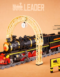 Steam Train Toy Block Set With Rail - 1021Pcs