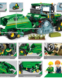 John Deere Farm Toy Trucks Set - 1404Pcs