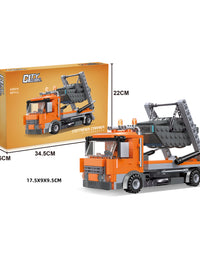 City Delivery Truck Brick Building Toys - 267Pcs