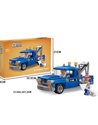 City Toy Tow Trucks Bricks Set - 215Pcs
