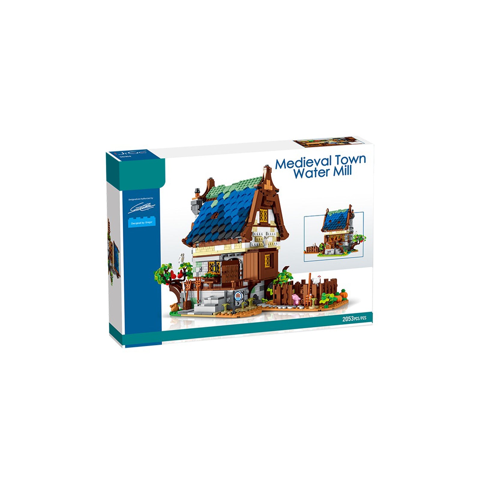 Medieval Water Mills Mini Blocks Set