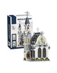 Medieval Town Church Construction Toys - 4752Pcs