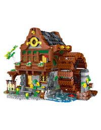 Medieval Water Mills Mini Blocks Set