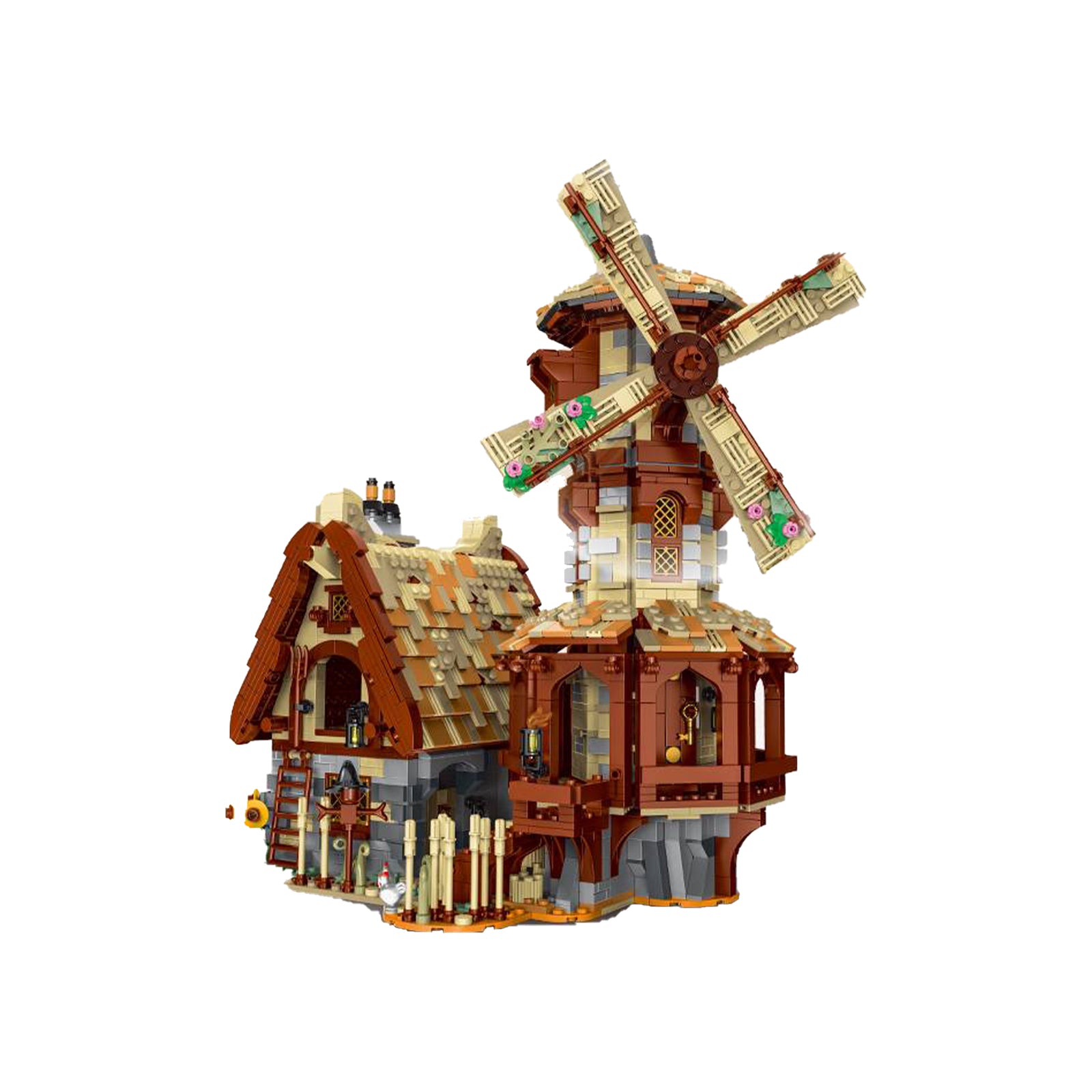 Medieval Windmill Mini Brick Set
