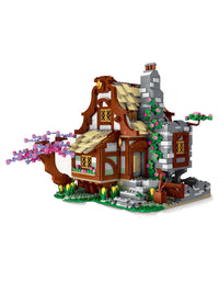 Medieval Farm Building Block House Kit - 2024Pcs