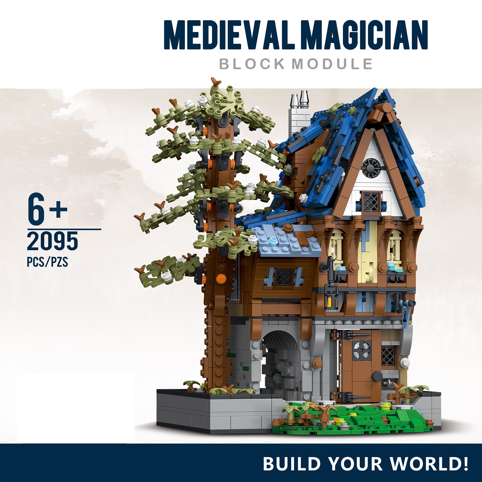 Medieval Witch's Cottage Children's Building Set