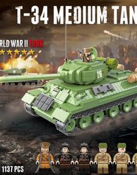 Military Soviet Union ww2 Tank Brick Block Set