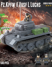 Military German WW2 Panzer Block Toy Set