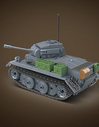 Military German WW2 Panzer Block Toy Set