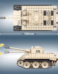 Military German WW2 Panzer Block Toy Set