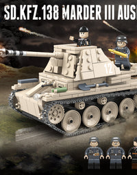Military German WW2 Panzer Block Toy Set