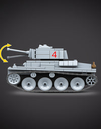 Military German WW2 Panzer Block Toy Set
