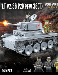 Military German WW2 Panzer Block Toy Set