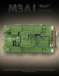 Military American ww2 Tank Block Toy Set - 601Pcs