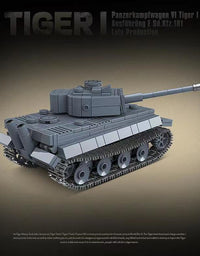 Military German WW2 Panzer Block Toy Set