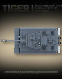 Military German WW2 Panzer Block Toy Set