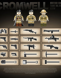 Military United Kingdom WW2 Tank Brick Set