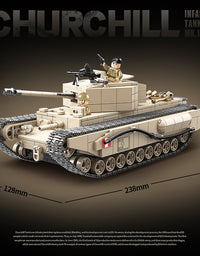 Military United Kingdom WW2 Tank Brick Set