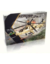 Military WZ-10 Helicopter Blocks Bricks Toys