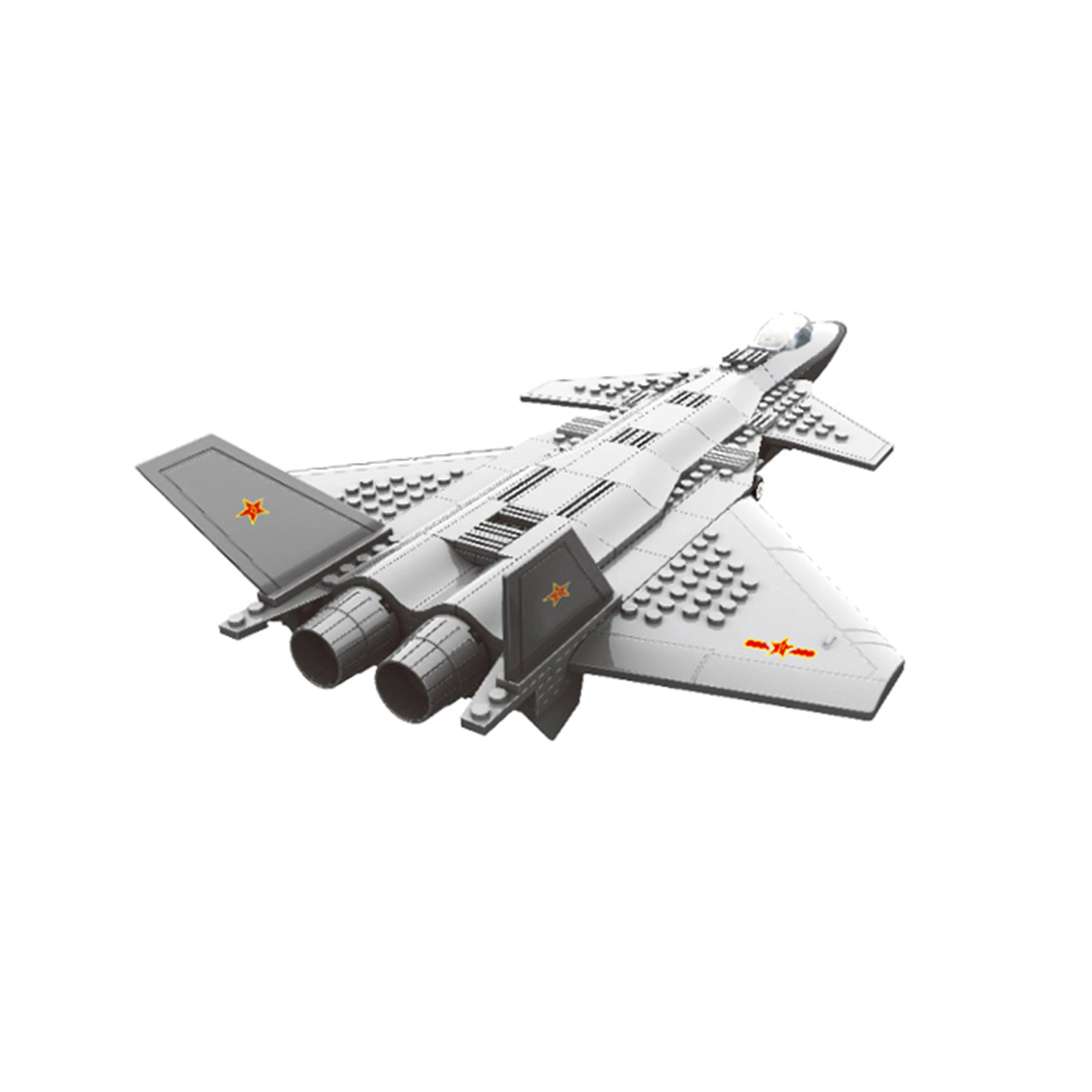 J-20 Fighter Aircraft Mini Building Blocks Set