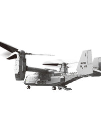Bell Boeing V-22 Osprey Aircraft Brick Toy Set - 625Pcs