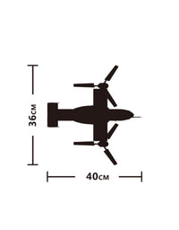 Bell Boeing V-22 Osprey Aircraft Brick Toy Set - 625Pcs