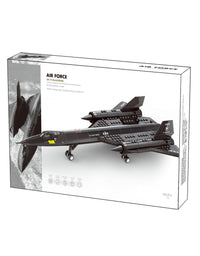 Lockheed SR-71 Blackbird Reconnaissance Aircraft Brick Toys - 183Pcs
