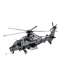 Military WZ-10 Helicopter Blocks Bricks Toys