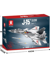 J-15 Fighter Aircraft Block Toys Set - 1999Pcs
