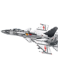 J-15 Fighter Aircraft Block Toys Set - 1999Pcs