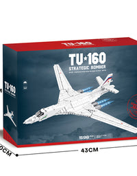 Tu -160 Bomber Plane Brick Toys - 1598Pcs