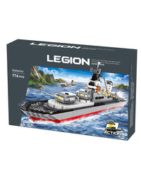 Military Navy Battleship Toys Block - 774Pcs