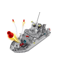 Military Navy Destroyer Small Blocks Set
