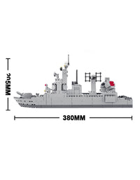 Military Navy Destroyer Small Blocks Set